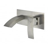 Wall mounted basin mixer