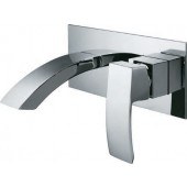 Wall mounted basin mixer-sgl control chrome finish 2080007CP