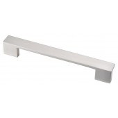 Tekno kitchen door handle brush nickel finish