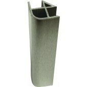90º corner PVC skirting 