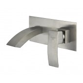 Wall mounted basin mixer