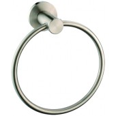 Towel ring circle   s/s bluwave