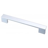 Tekno kitchen door handle chrome plate finish