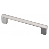 Tekno kitchen Door handle brush nickel finish