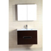Wenge Veneer Bathroom Cabinet 8007VE-80-WG