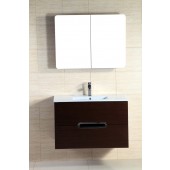 Wenge Veneer Bathroom Cabinet 8007VE-90-WG