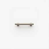 Tekno kitchen door handle brush nickel finish 128m