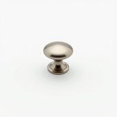 Door knob brush nickel