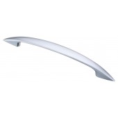 Tekno kitchen door handle brush nickel finish