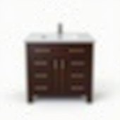 Black Walnut Bathroom Cabinet CA307-80-BW
