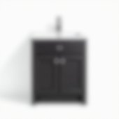 Black Oak Bathroom Cabinet CA313-BO