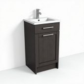 Black Oak Bathroom Cabinet CA316-BO