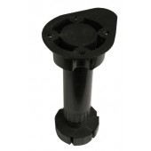 Adjustable legs with plinth clips