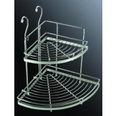 JB102 2-tier corner rack chrome 