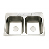 Top Mount Stainless Steel Sink SS-3322-8