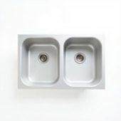Top mount double bowl series T33229