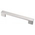 Tekno kitchen door handle brush nickel finish