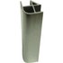 90º corner PVC skirting 